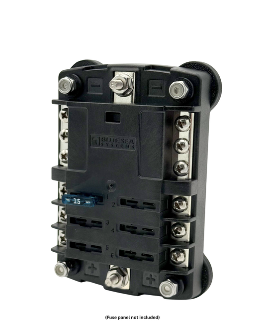 Fuse Panel Mount (6 Circuit-Blue Seas)