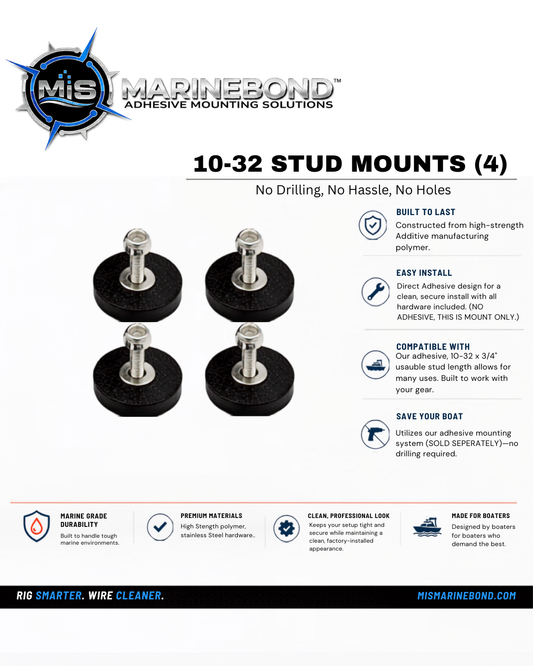 ANCHORSTUD™ (10-32) Stud Mounts (4)