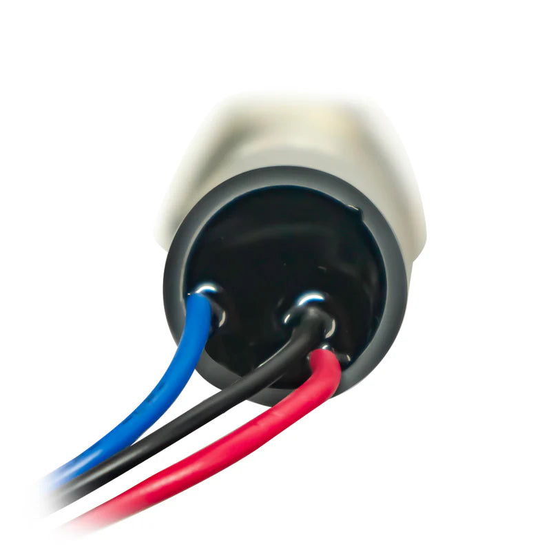 Dual Color Push Button Marine Switch | 22MM | Black