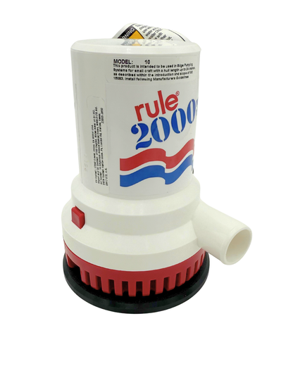 Bilge Pump Mount W/OUT Float Switch (RULE 1500GPH-2000GPH)