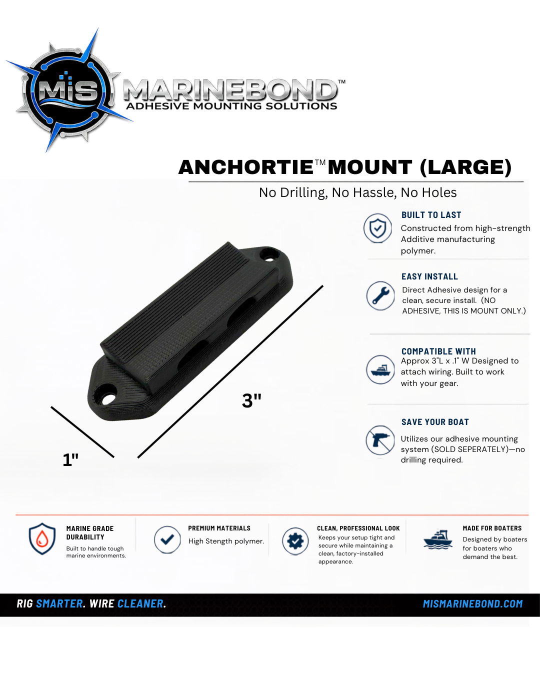 ANCHORTIE™  Mount (LARGE)