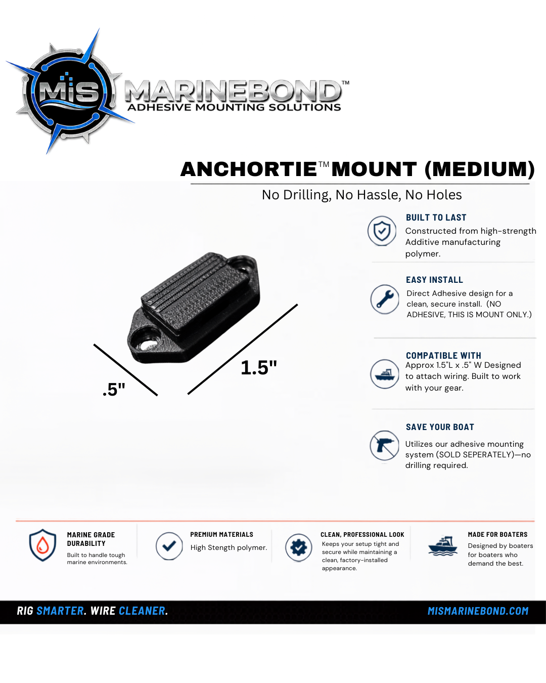 ANCHORTIE™  Mount (MEDIUM)