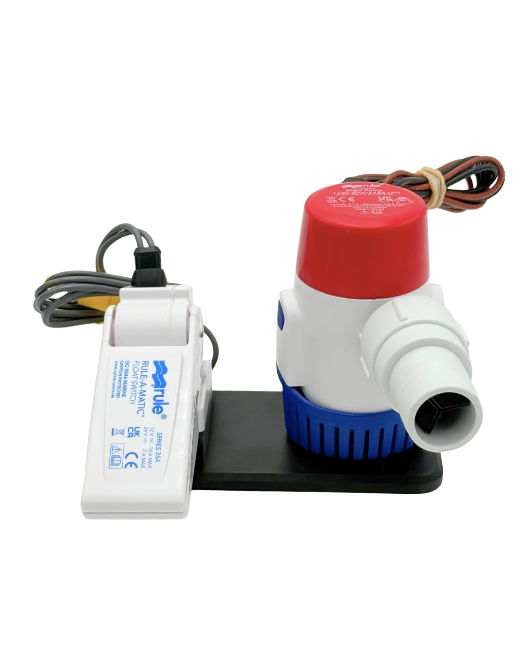 Bilge Pump Mount W/ Float Switch (RULE 500/800/1200GPH)