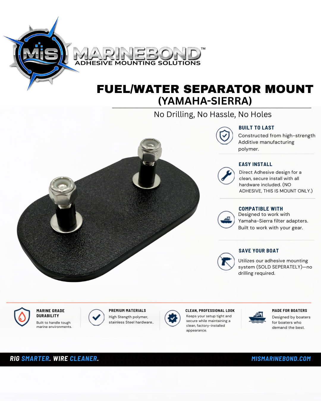 Water Separator Mount (YAMAHA-SIERRA)