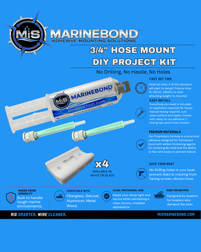 MARINEBOND™ (3/4") Hose mount DIY Single Project Kit