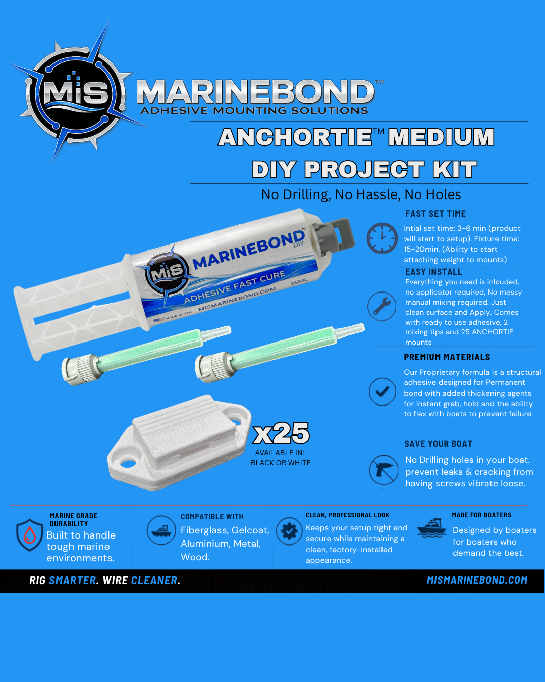 ANCHORTIE™ (MEDIUM) DIY Single Project Kit