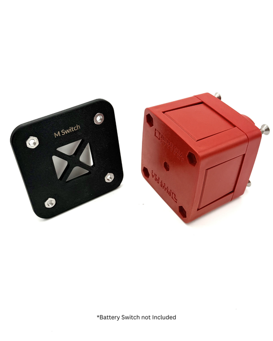 Battery Switch Mount (Blue Seas M switch)