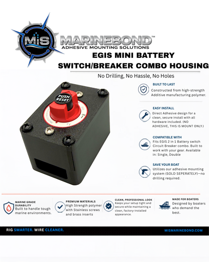 EGIS Mini Battery Switch Combo Housing
